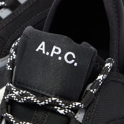 Shop Apc A.p.c. Run Around Sneaker In Black