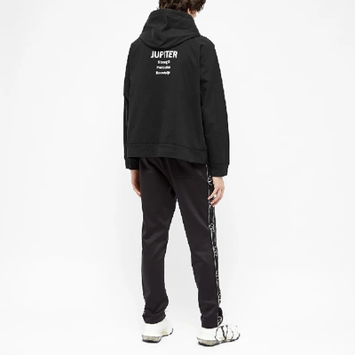 Shop Valentino Cut And Sew Jupiter Popover Hoody In Black