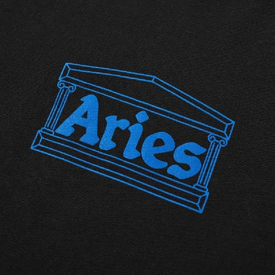 Shop Aries Classic Temple Tee In Black