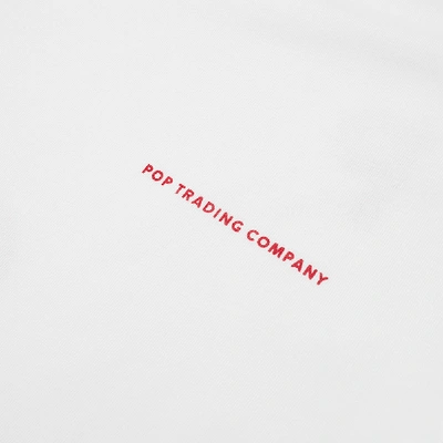 Shop Pop Trading Company Pop Trading Company Long Sleeve Logo Tee In White