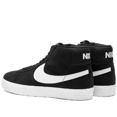 Shop Nike Sb Zoom Blazer Mid In Black