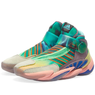 Shop Adidas Consortium Adidas X Pharrell Williams 0-60 Stmt 'march Madness' In Multi