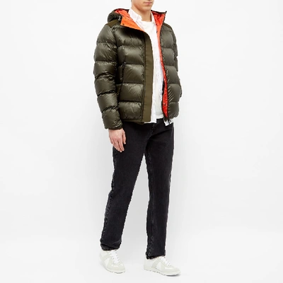 Shop Moncler Grenoble Hintertux Hooded Down Ski Jacket In Green