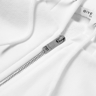 Shop Givenchy Rainbow Logo Hoody In White
