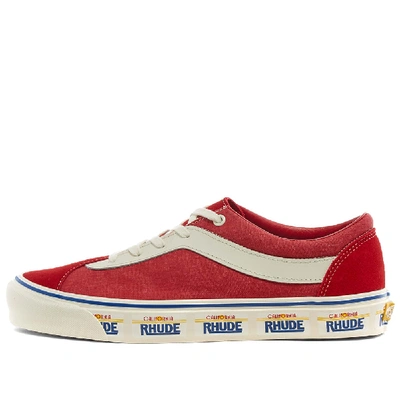 Shop Vans X Rhude Ua Bold Ni In Red