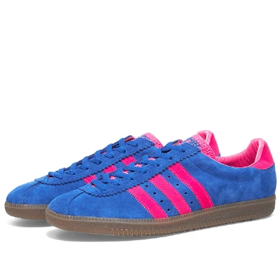 Adidas Originals Adidas Blue And Pink Padiham Suede Sneakers | ModeSens