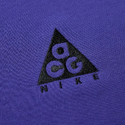 Shop Nike Acg Logo Tee In Purple