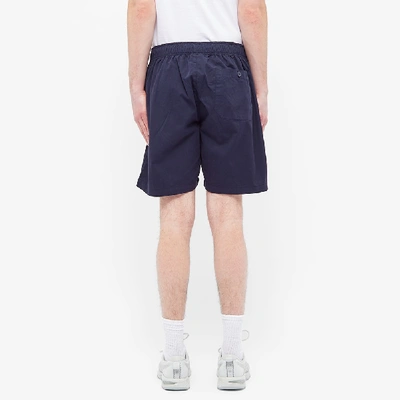 Shop Adsum Bank Drawstring Short In Blue