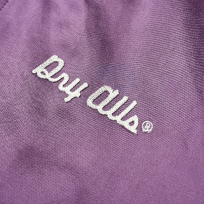 Shop Human Made Varsity Satin Jacket In Purple