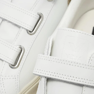 Shop Veja Esplar 3-lock Velcro Sneaker In White
