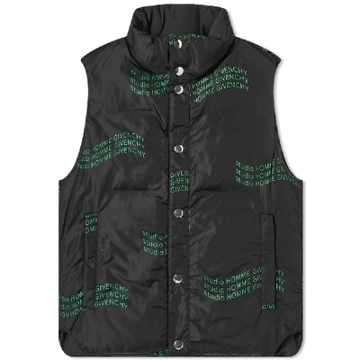 Shop Givenchy Studio Homme Reversible Vest In Black