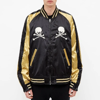 Shop Mastermind Japan Mastermind World Skull Souvenir Jacket In Black