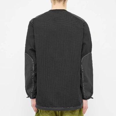 Shop And Wander Vent Crew Sweat In Black