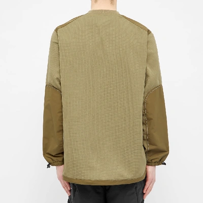 Shop And Wander Vent Crew Sweat In Brown