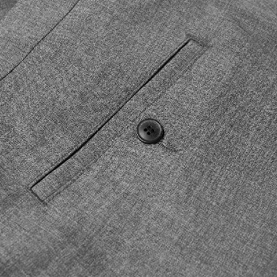 Shop Ami Alexandre Mattiussi Ami Carrot Fit Wool Trouser In Grey