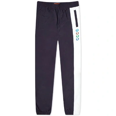 Fred Perry X Beams Embroidered Sweatpants In Blue | ModeSens