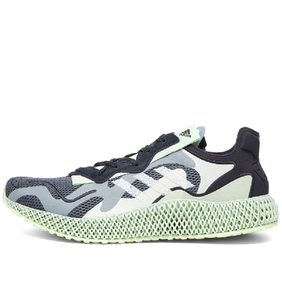 Shop Adidas Consortium Runner 4d V2 In Blue