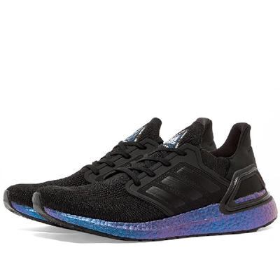 Adidas Originals Men's Ultraboost 20 Primeknit Running Sneakers In Core  Black/ Boost Blue Violet | ModeSens