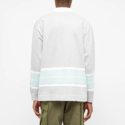 Shop Nanamica Rugger Sweater In Grey