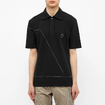 Shop A-cold-wall* Rhombus Logo Polo In Black