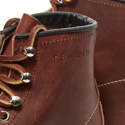 Shop Red Wing 87519 Classic Moc Toe Boot In Brown