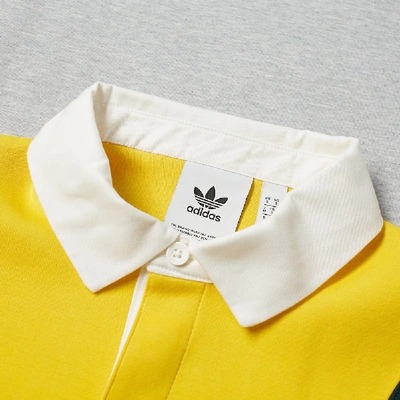 Adidas Originals Rugby Shirt – Yellow / Grey / Green | ModeSens