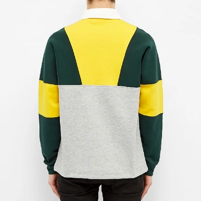 Bloquear Letrista convertible Adidas Originals Rugby Shirt – Yellow / Grey / Green | ModeSens