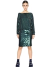 GIVENCHY SEQUINED SILK CREPE DRESS,60IA7M012-MzIw0