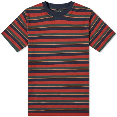 Shop Howlin' Danger In Paradise Stripe Tee In Red