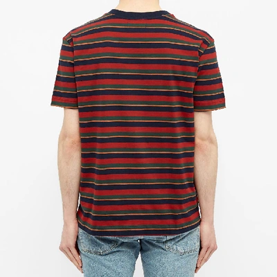 Shop Howlin' Danger In Paradise Stripe Tee In Red