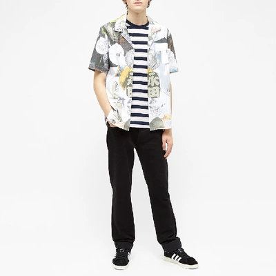 Shop Howlin' Interplanetary Dub Stripe Tee In Blue