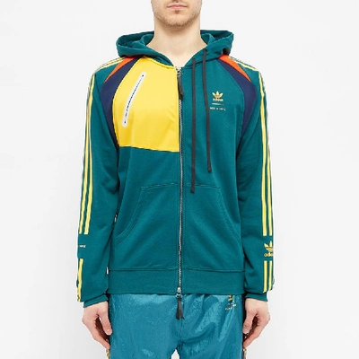 Shop Adidas Consortium X Bed Jw Ford Zip Hoody In Green