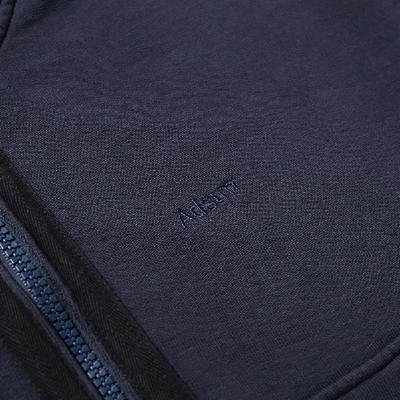 Shop Adsum 1/4 Zip Fleece Jacket In Blue