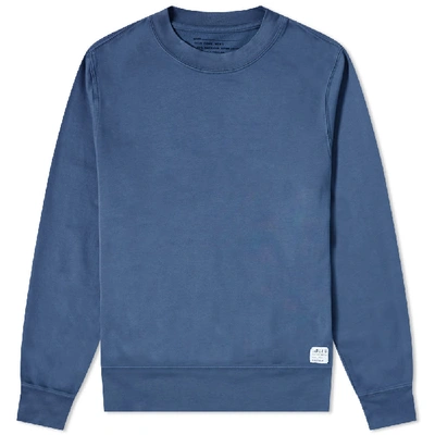 Shop Save Khaki X New Balance Supima Fleece Field Sweat In Blue