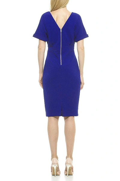 Shop Alexia Admor Dolman Sleeve Sheath Dress In Cobalt