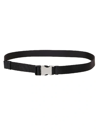 Shop Prada Snap-lock Belt In Black