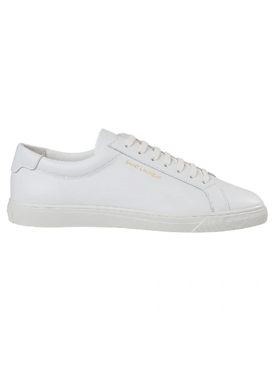 Shop Saint Laurent Andy Low-top Sneakers In Optic White