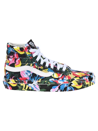 Shop Kenzo X Vans Sk8-hi Sneakers In Floral Black