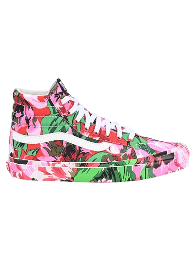 Shop Kenzo X Vans Sk8-hi Tulipes Sneakers In Floral Red