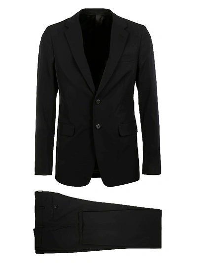 Shop Prada Classic Suit In Black