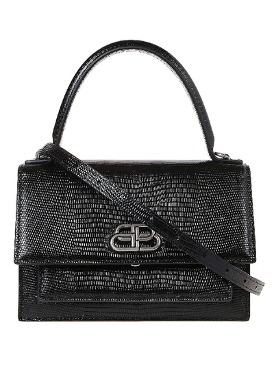 Shop Balenciaga Sharp Xs Crossbody Bag In Black