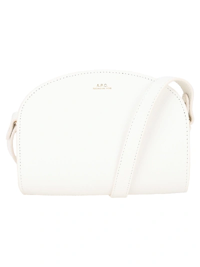 Shop A.p.c. Demi-lune Mini Bag In White