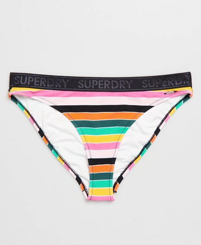 Shop Superdry Women's Stripe Bikini Bottoms Multiple Colours / Stripe