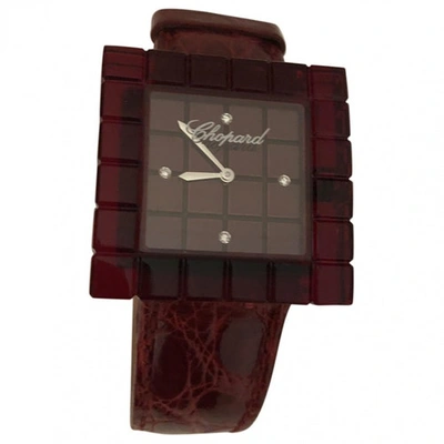 Pre-owned Chopard Ice Cube Red Watch