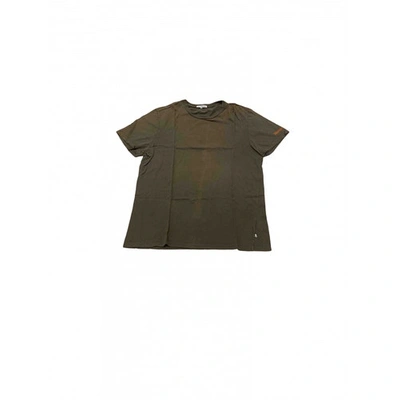 Pre-owned James Perse Khaki Cotton T-shirts