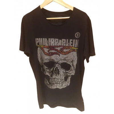 Pre-owned Philipp Plein Black Cotton T-shirts