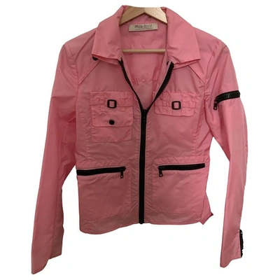 Pre-owned Miu Miu Short Vest In Pink
