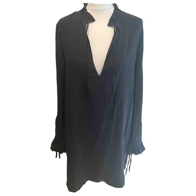 Pre-owned Anine Bing Fall Winter 2019 Black Silk Dress