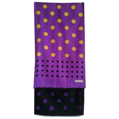 VERSACE Pre-owned Cashmere Scarf In Multicolour