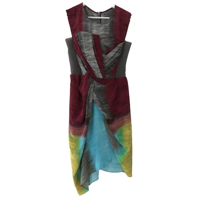 Pre-owned Peter Pilotto Multicolour Silk Dress
